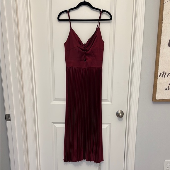 Cupshe Red Spaghetti Strap Midi dress - Picture 2 of 4